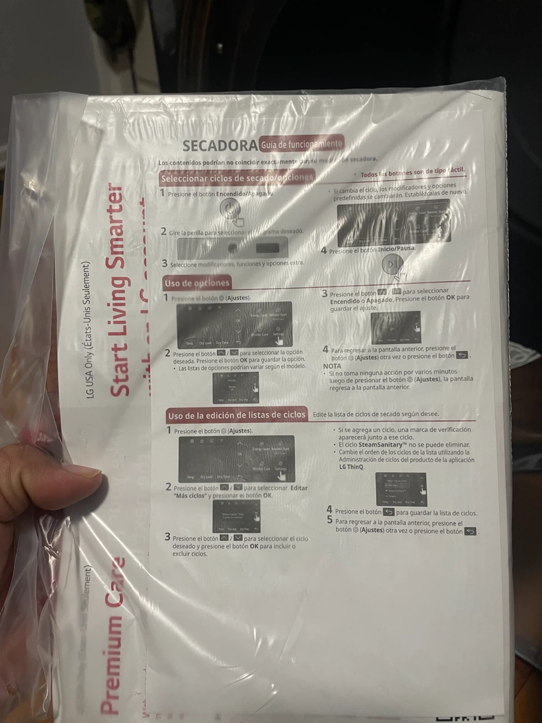 LG DLEX5800V Electric Dryer - photo 5