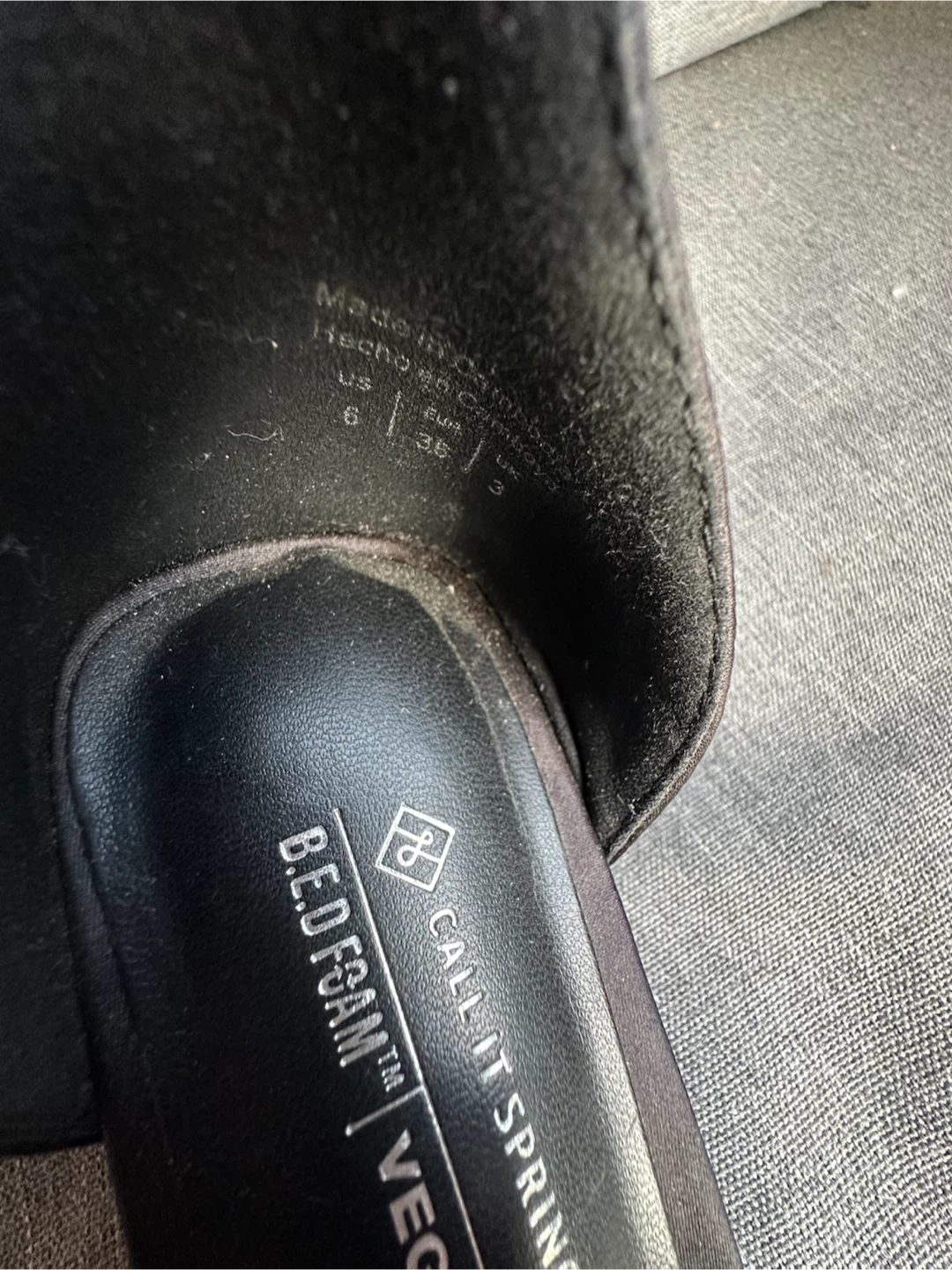 Beautiful black sparkly heels, size 6 - photo 2