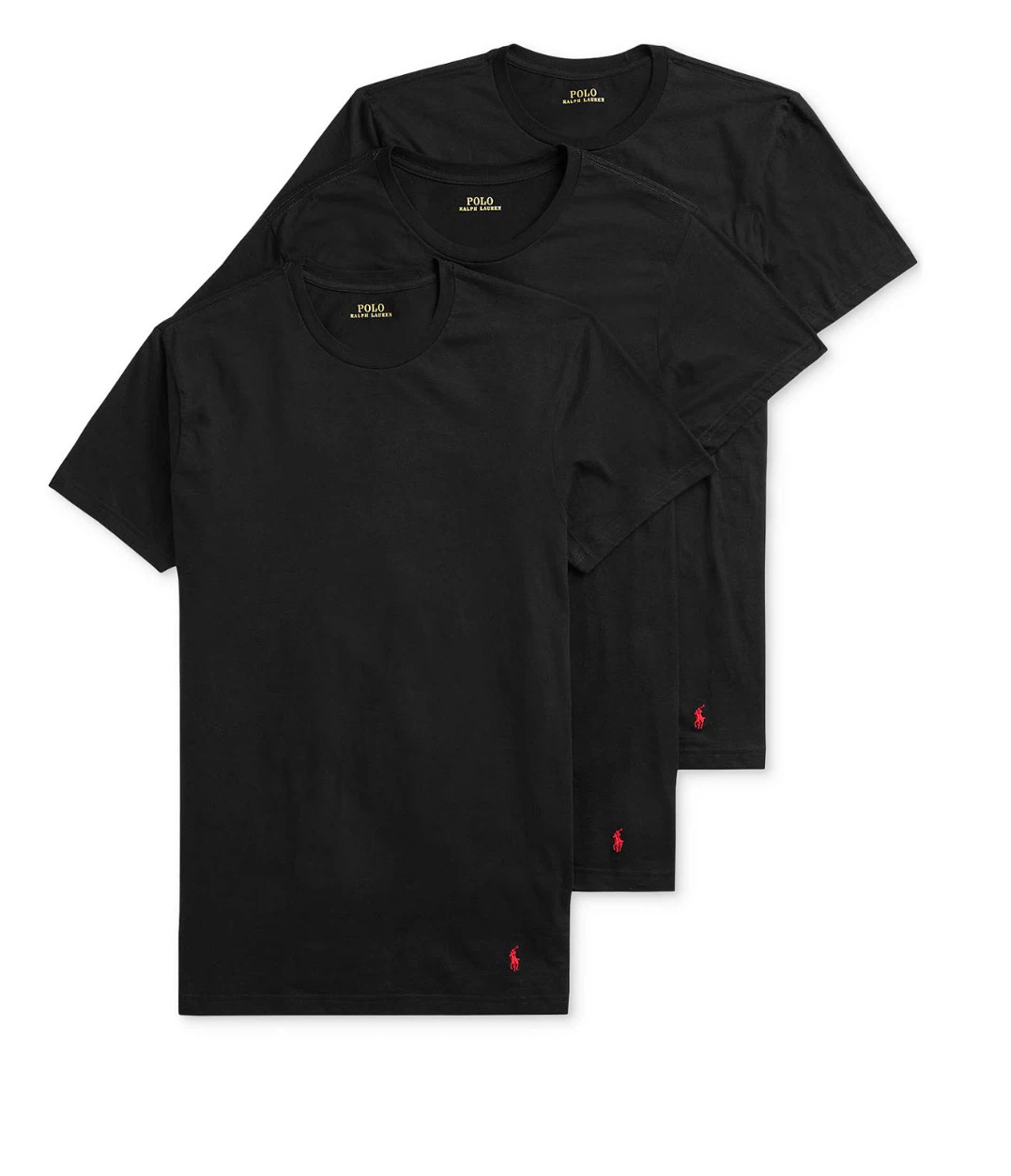 Polo Ralph Lauren Black T-Shirts 3-Pack