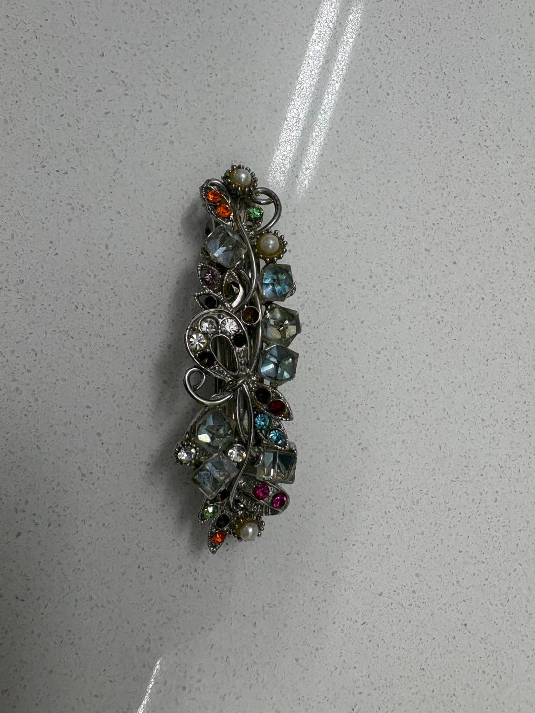 Decorative Rhinestone Hair Clip 🏈