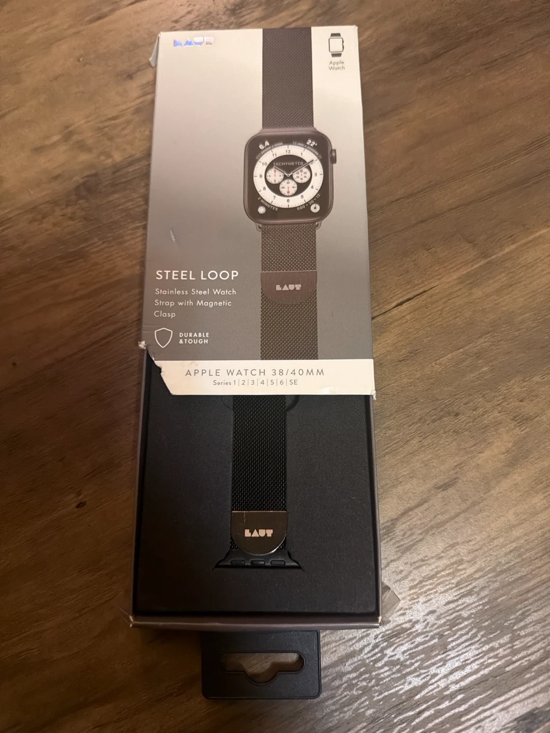 LAUT Steel Loop Band for Apple Watch 38/40mm🏈