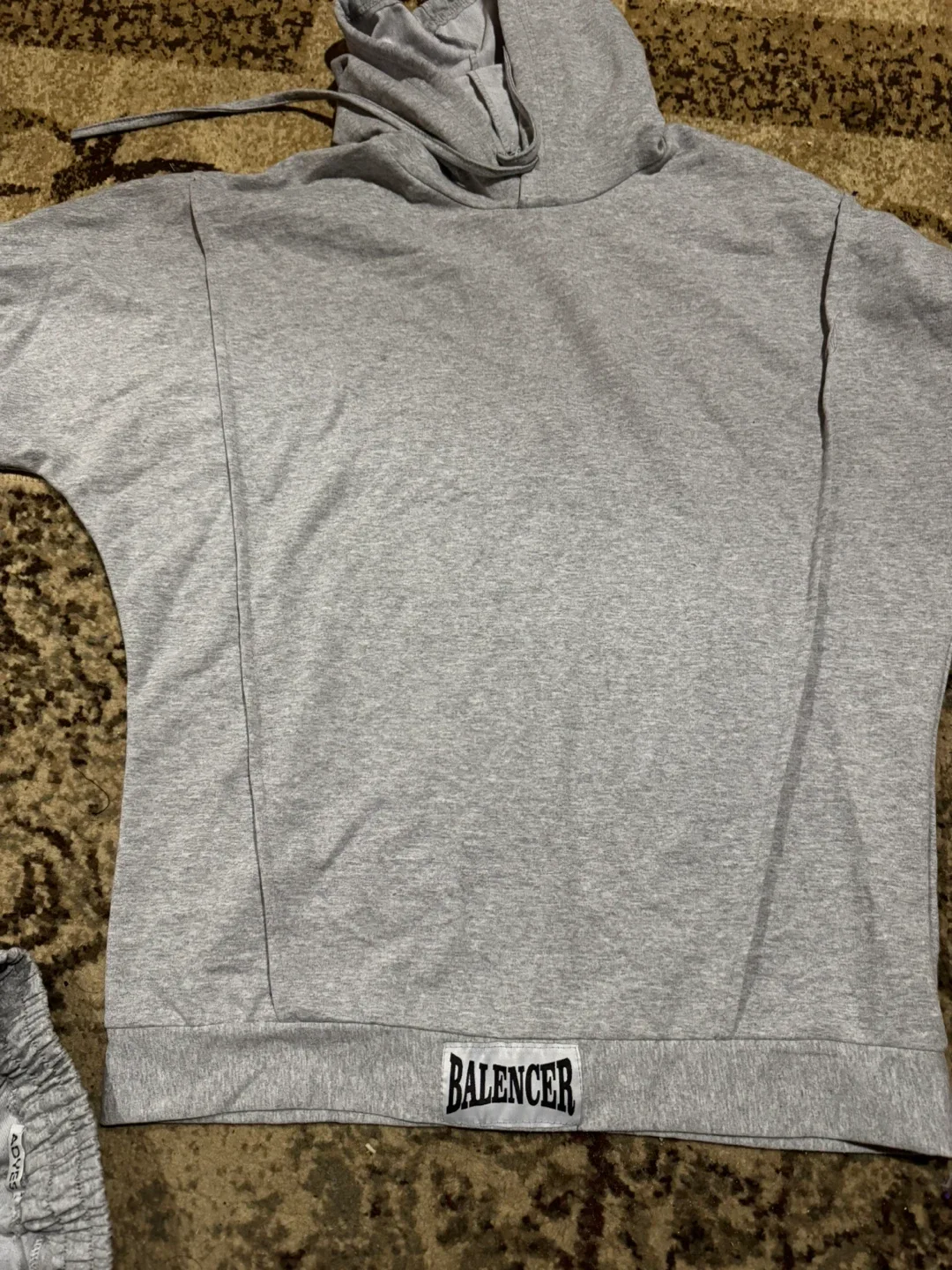 ADYES Grey Hoodie and Matching Pants Set🏈