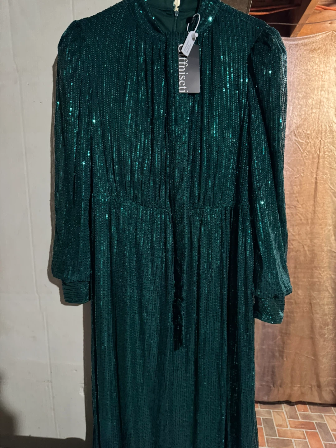 Giffniseti Emerald Sequin Dress XXL🏈