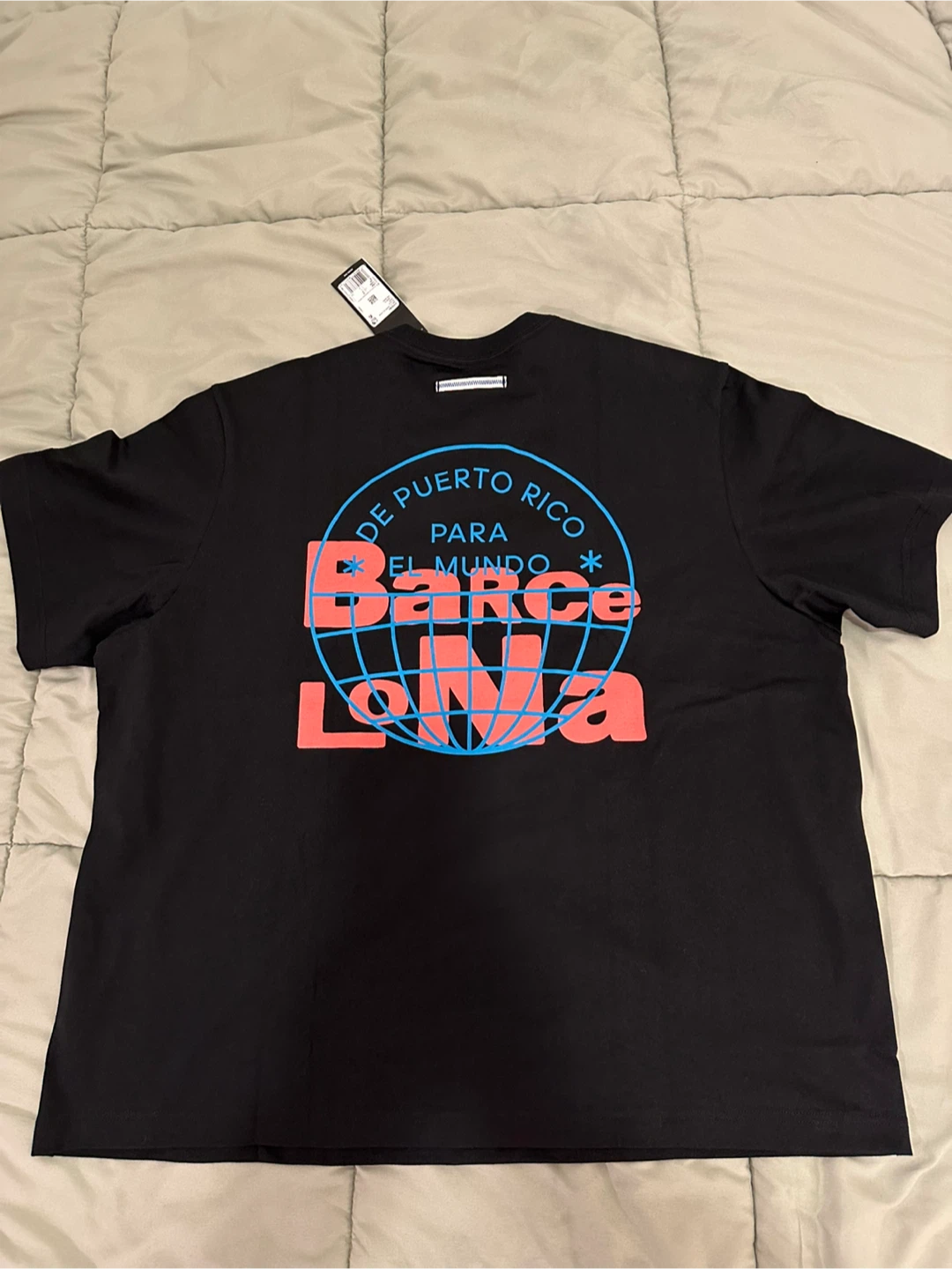 Brand NEW Adidas x Bad Bunny Para Bad Bunny T-Shirt Black - photo 2