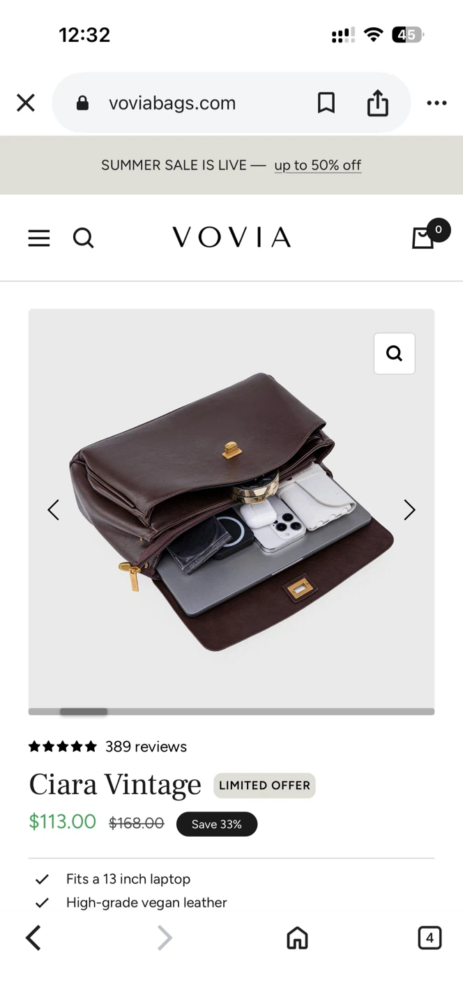 Vovia Ciara shoulder Bag (unpack, new) - photo 2