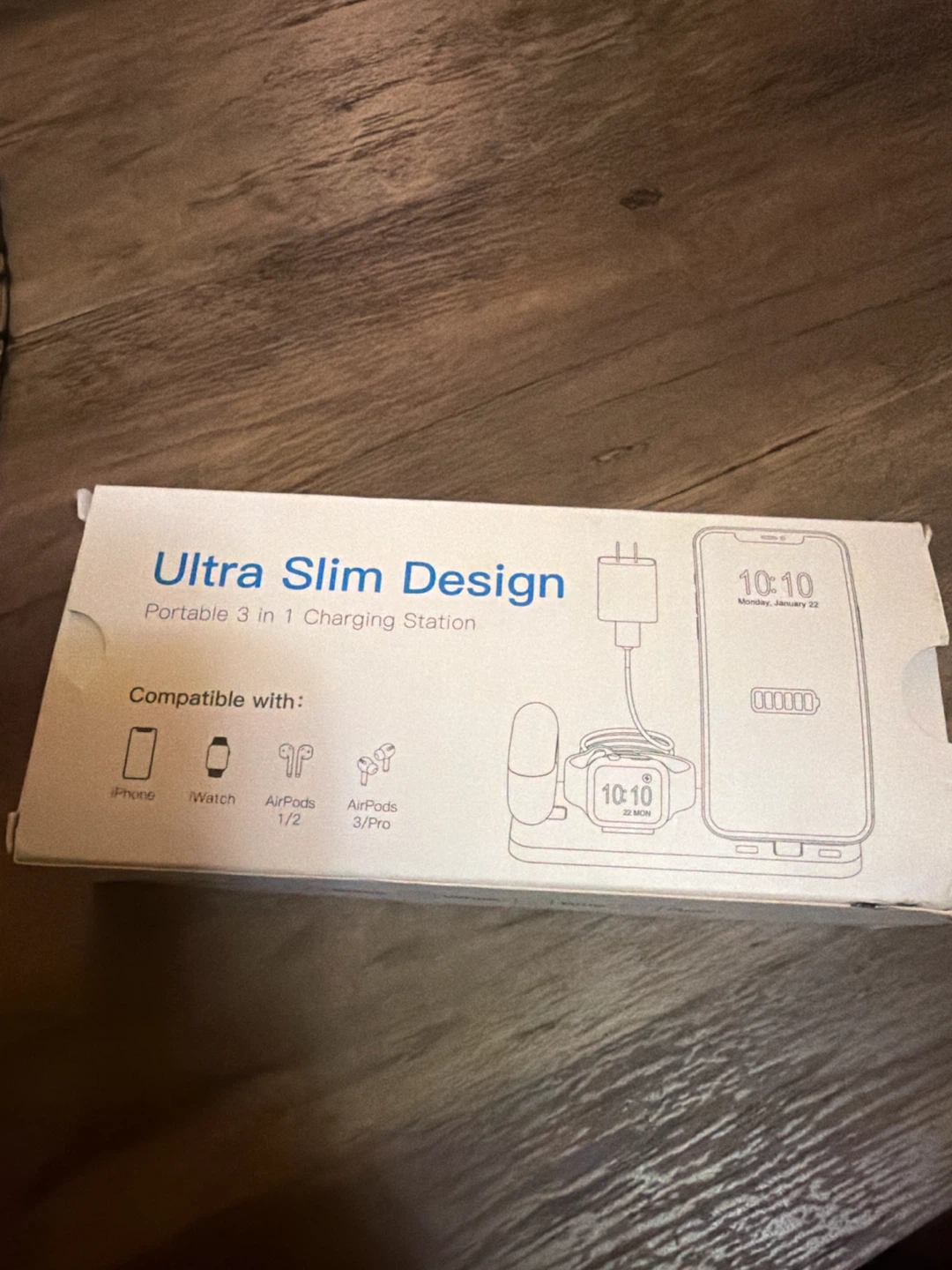 Ultra Slim 3 in 1 Portable Charging Station 🏈