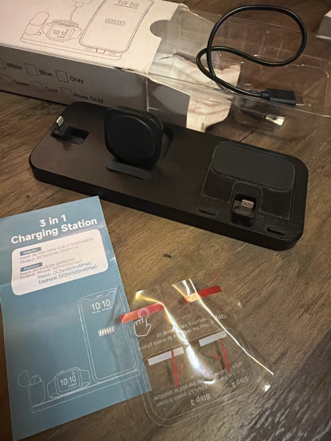 Ultra Slim 3 in 1 Portable Charging Station 🏈 - photo 2