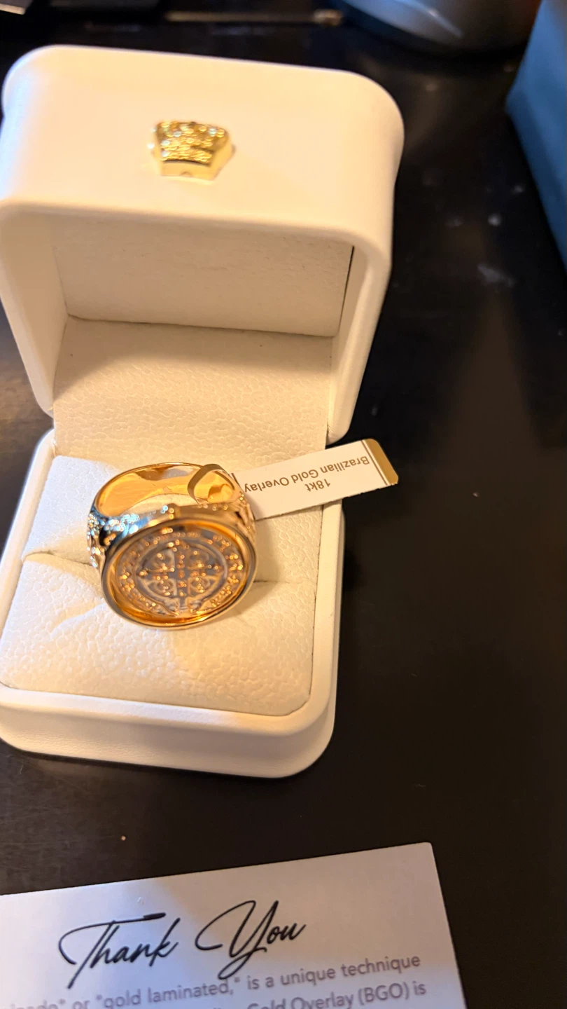 Lingua Jewelry Saint Benedict Spinner Ring - photo 2