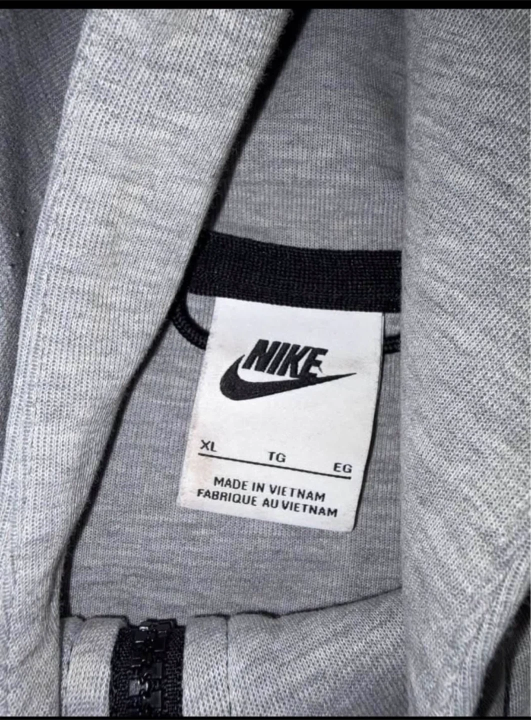 Nike Tech Fleece Full-Zip Hoodie Grey XL - photo 2