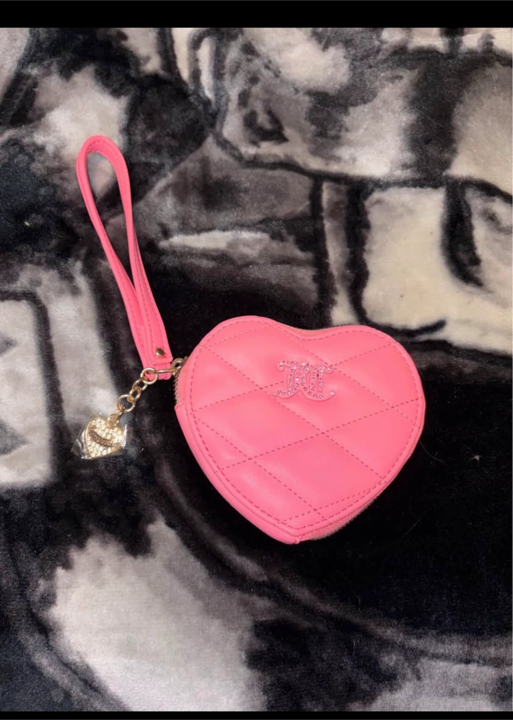 Juicy Couture Heart Wristlet