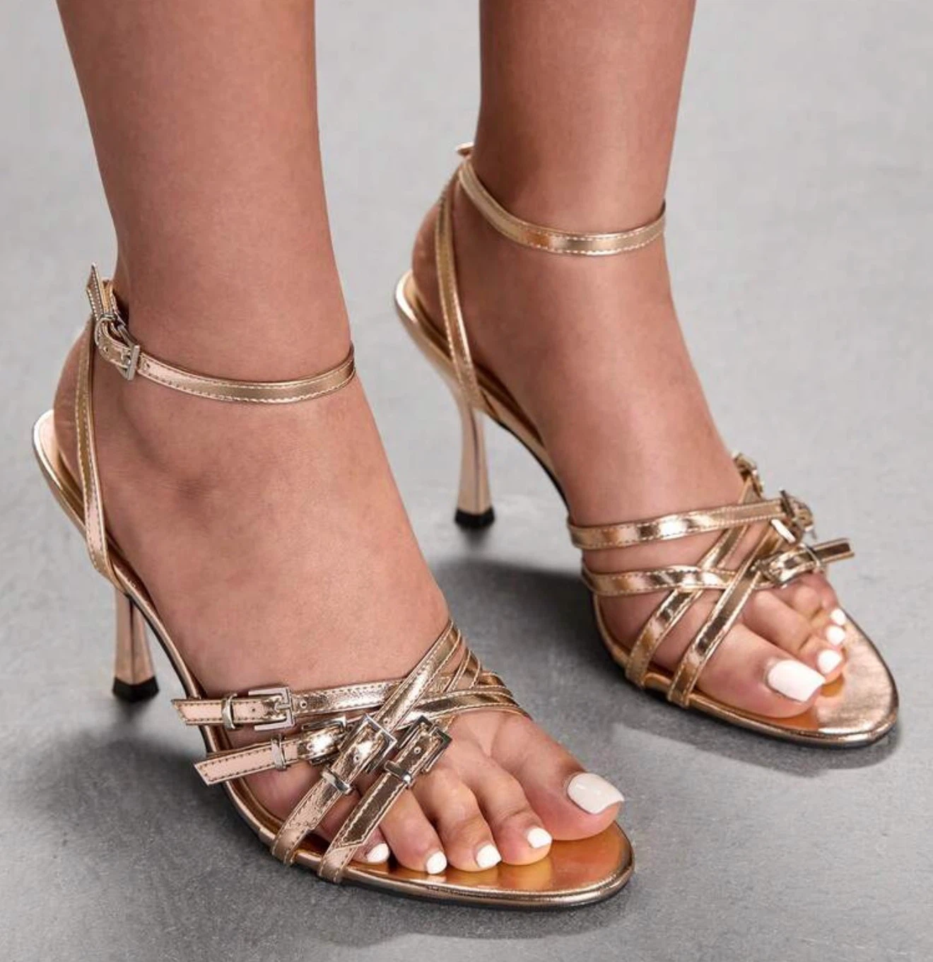 Rose gold heels - photo 2