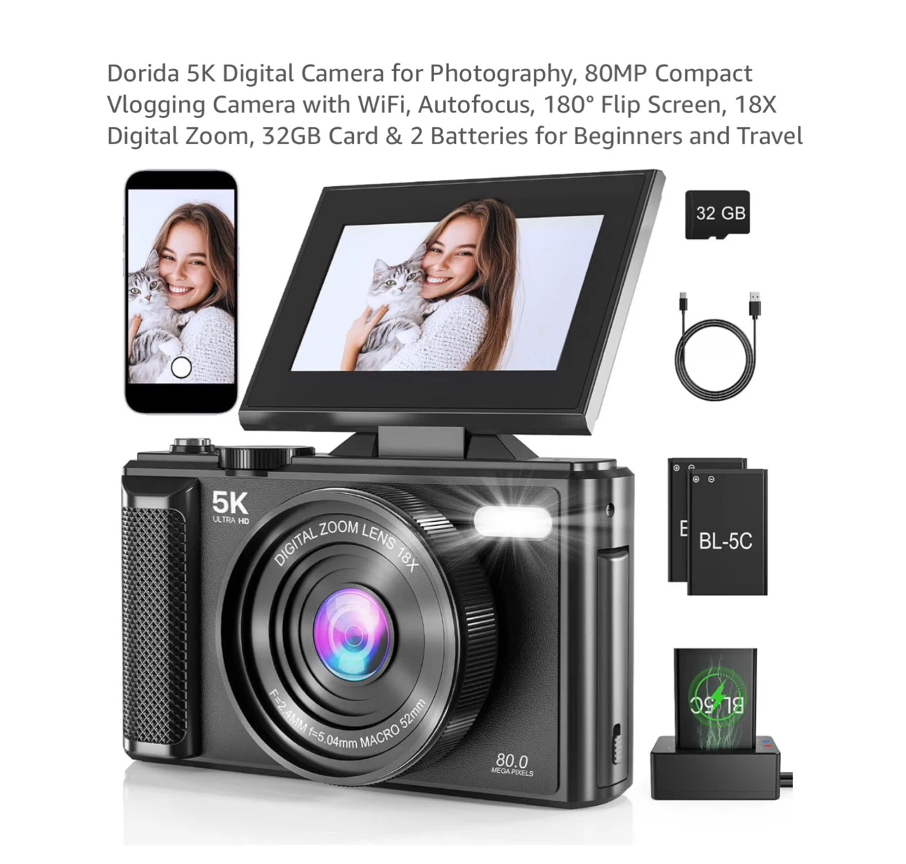 Brand new 5K Digital Camera for Photography