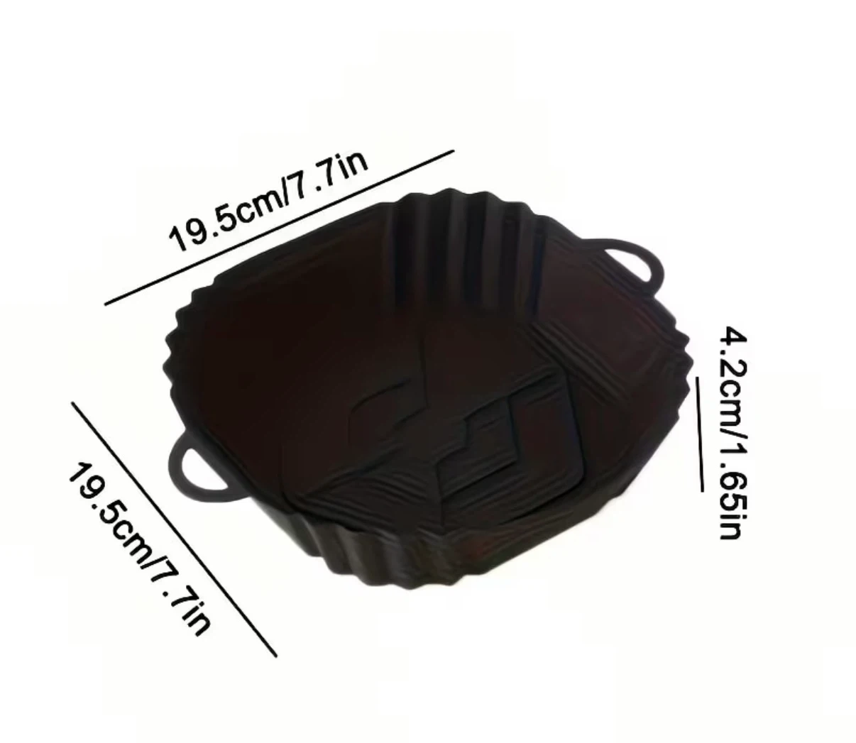 Square Silicone Air Fryer Liner 🏈