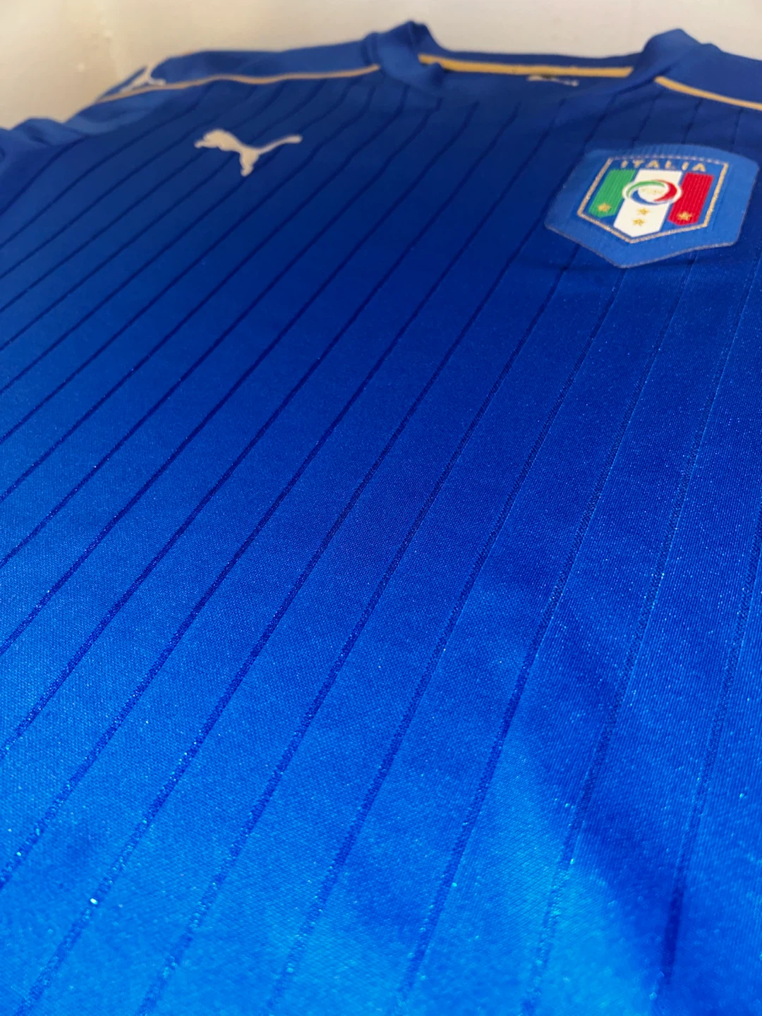 Puma Italy National Soccer Jersey Blue - photo 2
