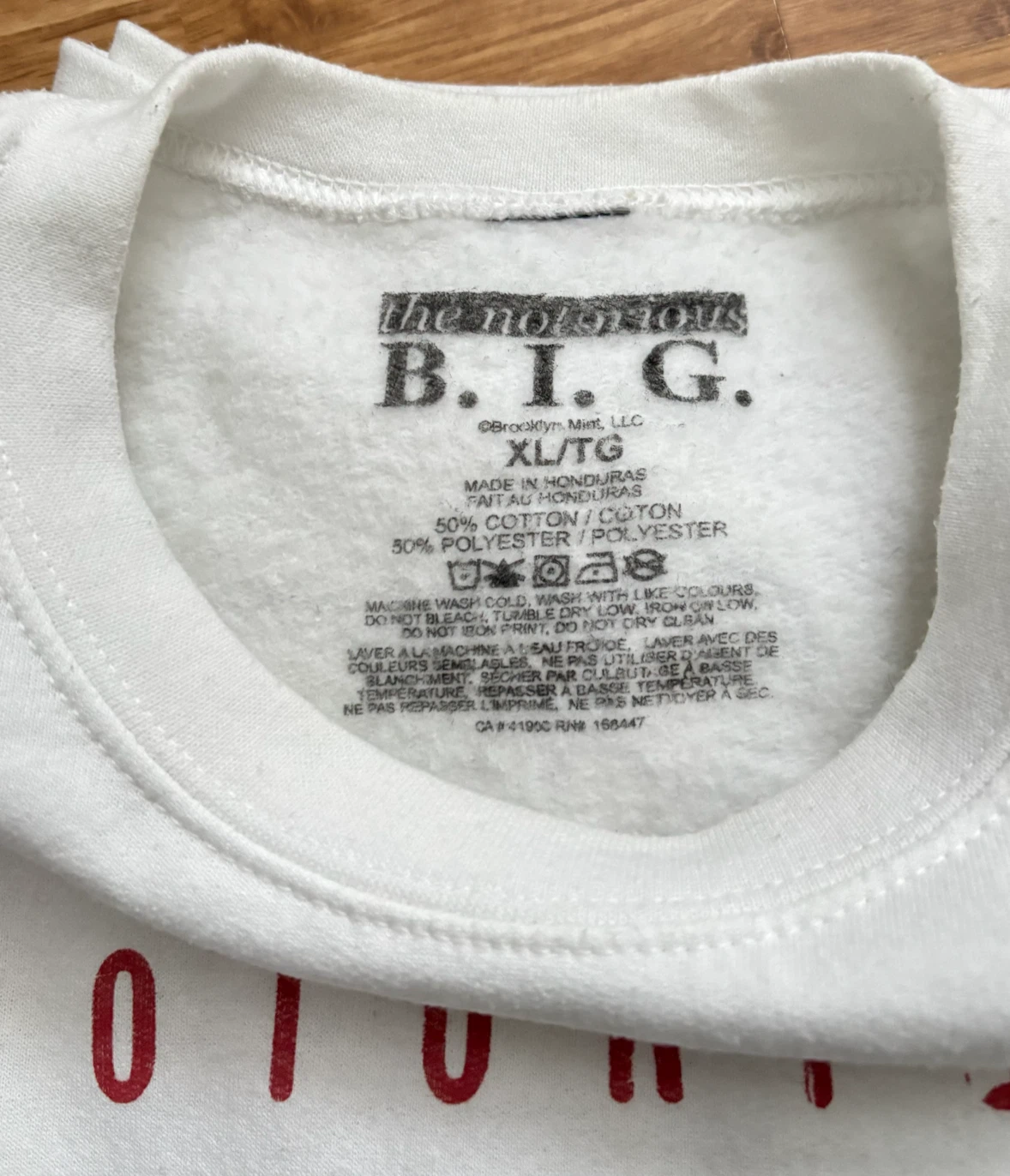 🏈VTG Notorious B.I.G. Biggie Smalls Crewneck Sweatshirt - photo 5