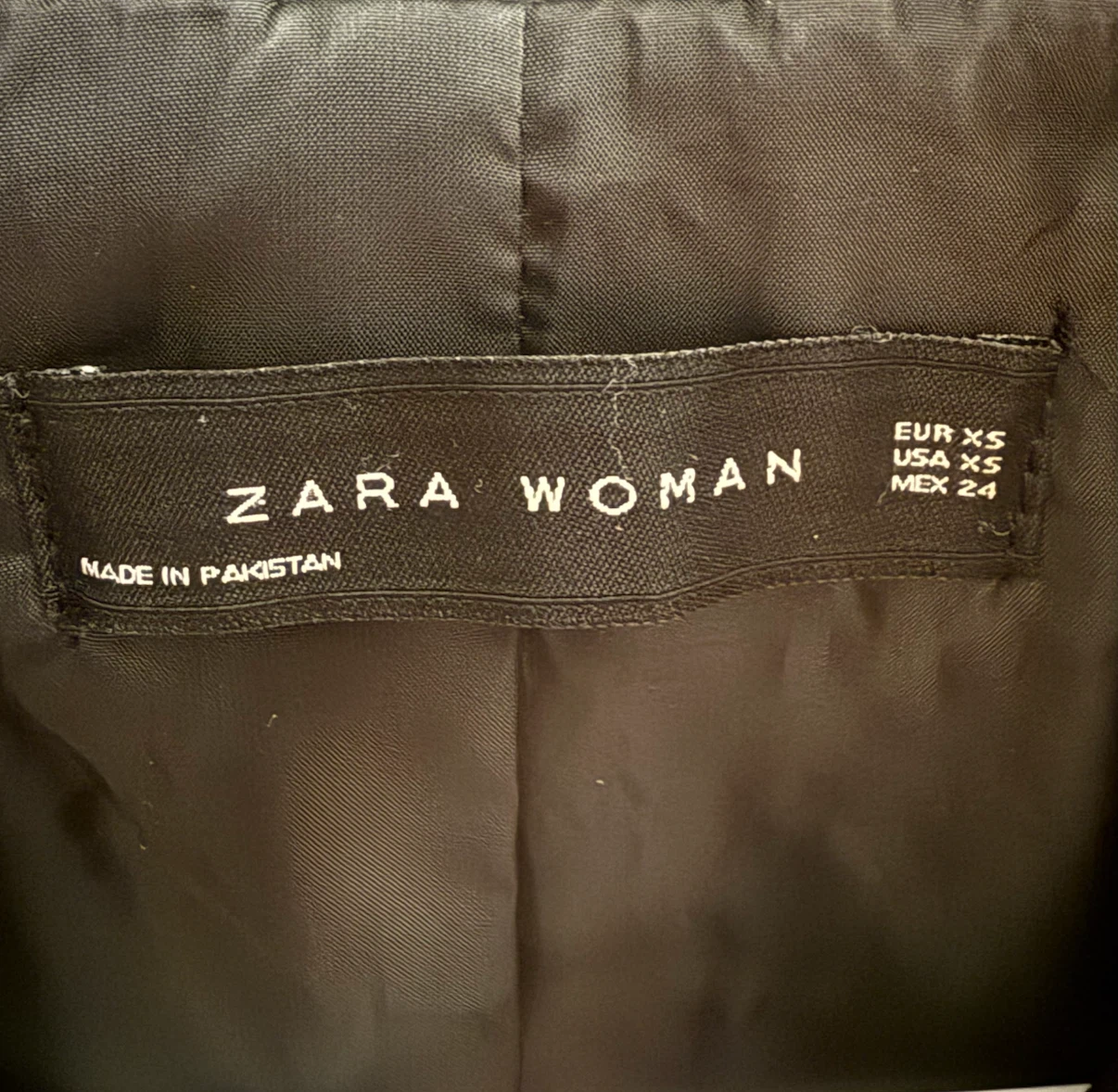 🏈ZARA WOMAN Black Distressed Biker Jacket - photo 2