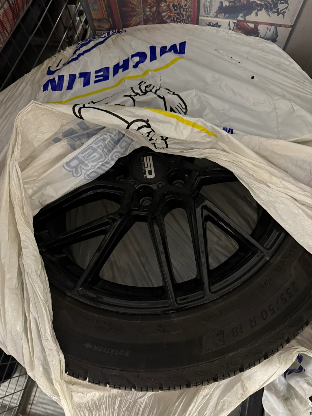 Michelin Xice tires and wheels