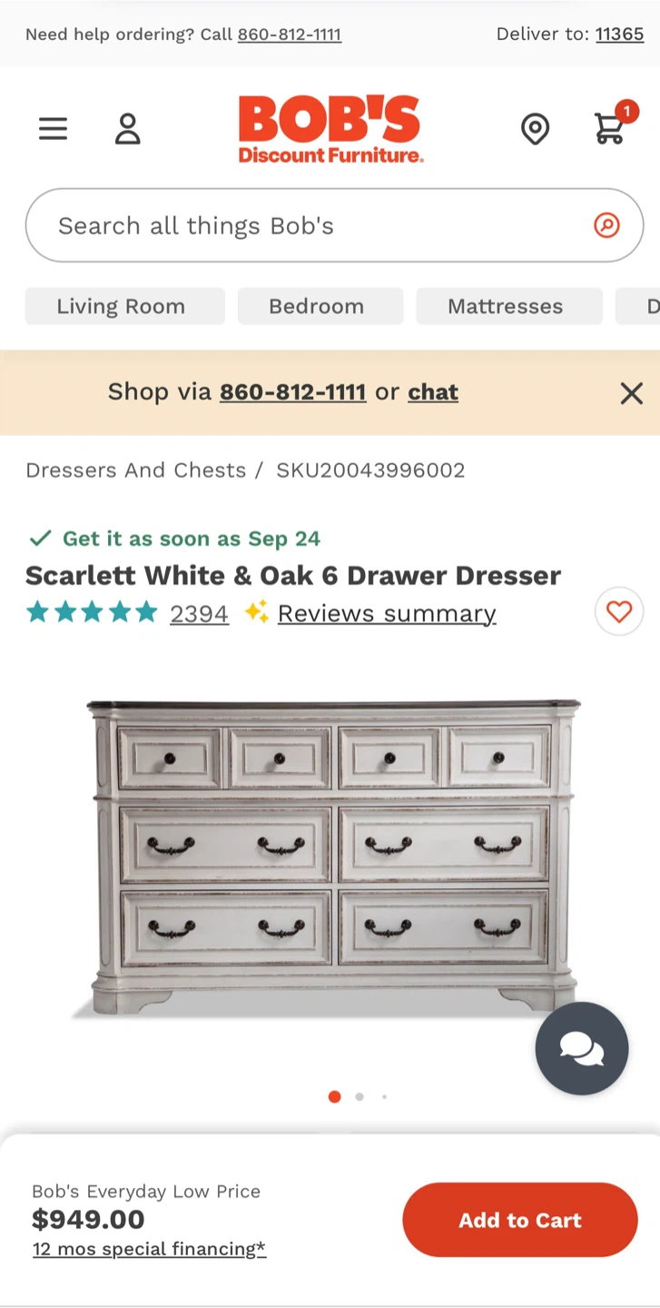 Bob's Scarlett 3-Piece Bedroom Set – Must Go by Thursday Night! - photo 2