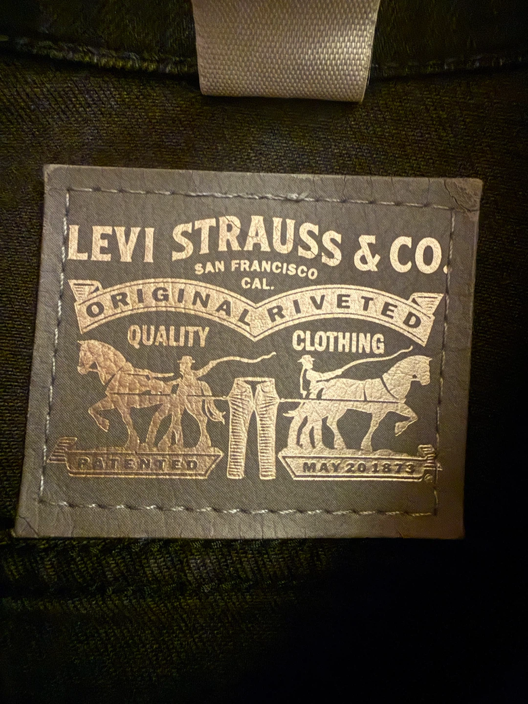 🏈Levi Strauss & Co. Black Sequin Denim Jacket - photo 4