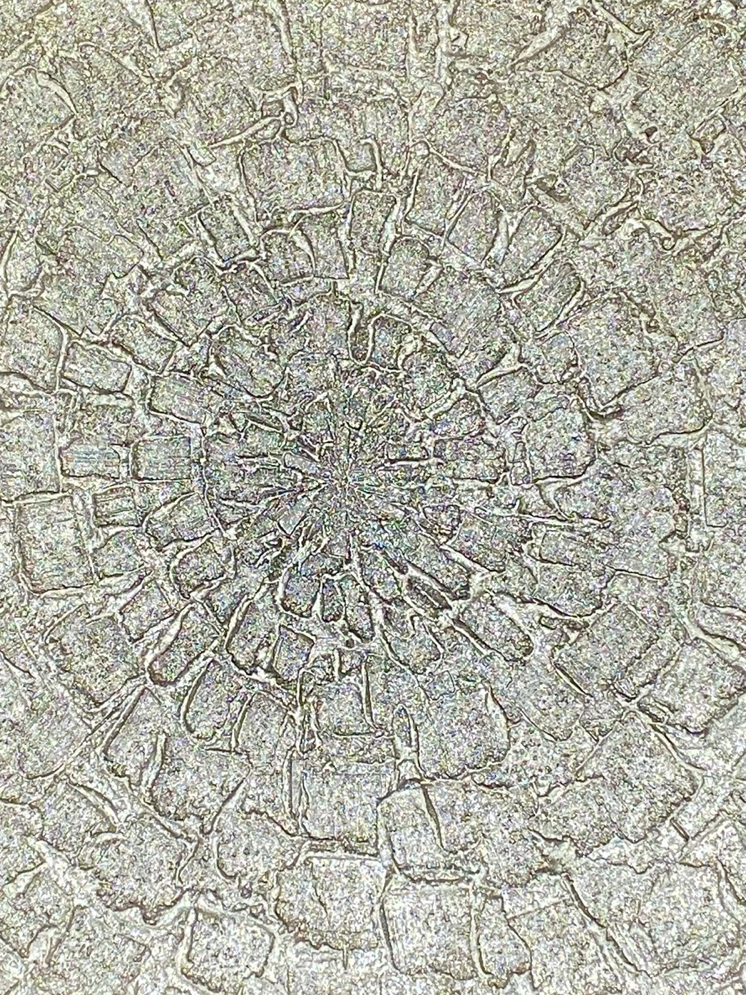 Textured Silver Abstract Wall Art 🏈 - photo 2