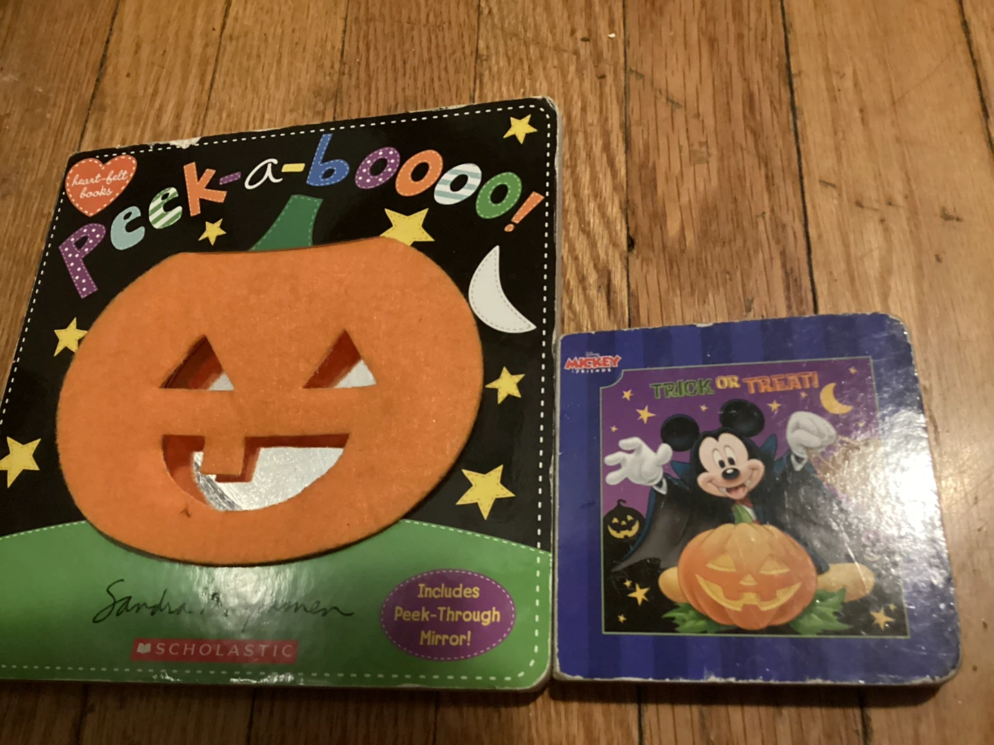 🏈 Set of 2 Halloween Children's Board Books