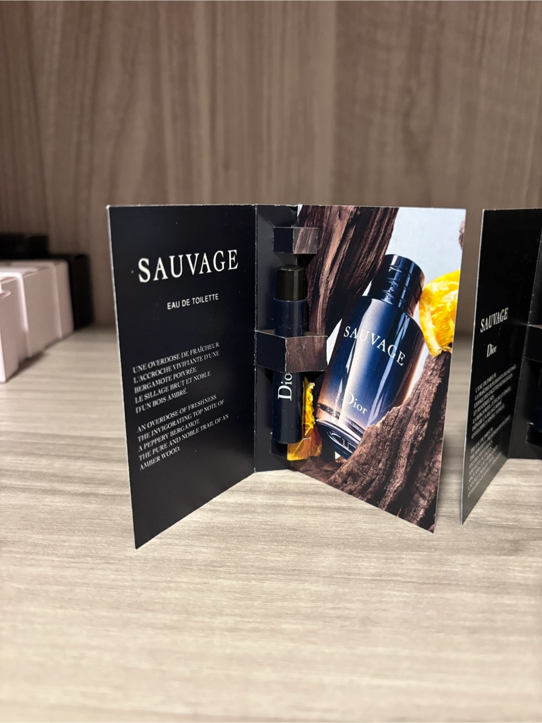 Dior Sauvage EDT EDP Extrait 3-Piece Sample Set 1ml each - photo 3