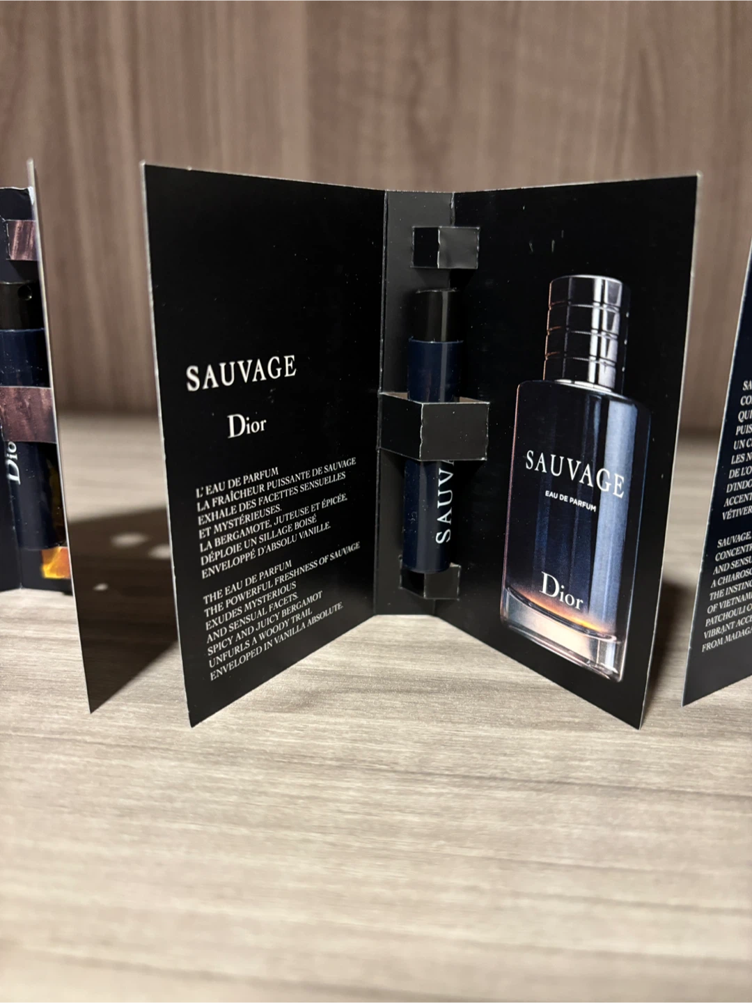 Dior Sauvage EDT EDP Extrait 3-Piece Sample Set 1ml each - photo 4