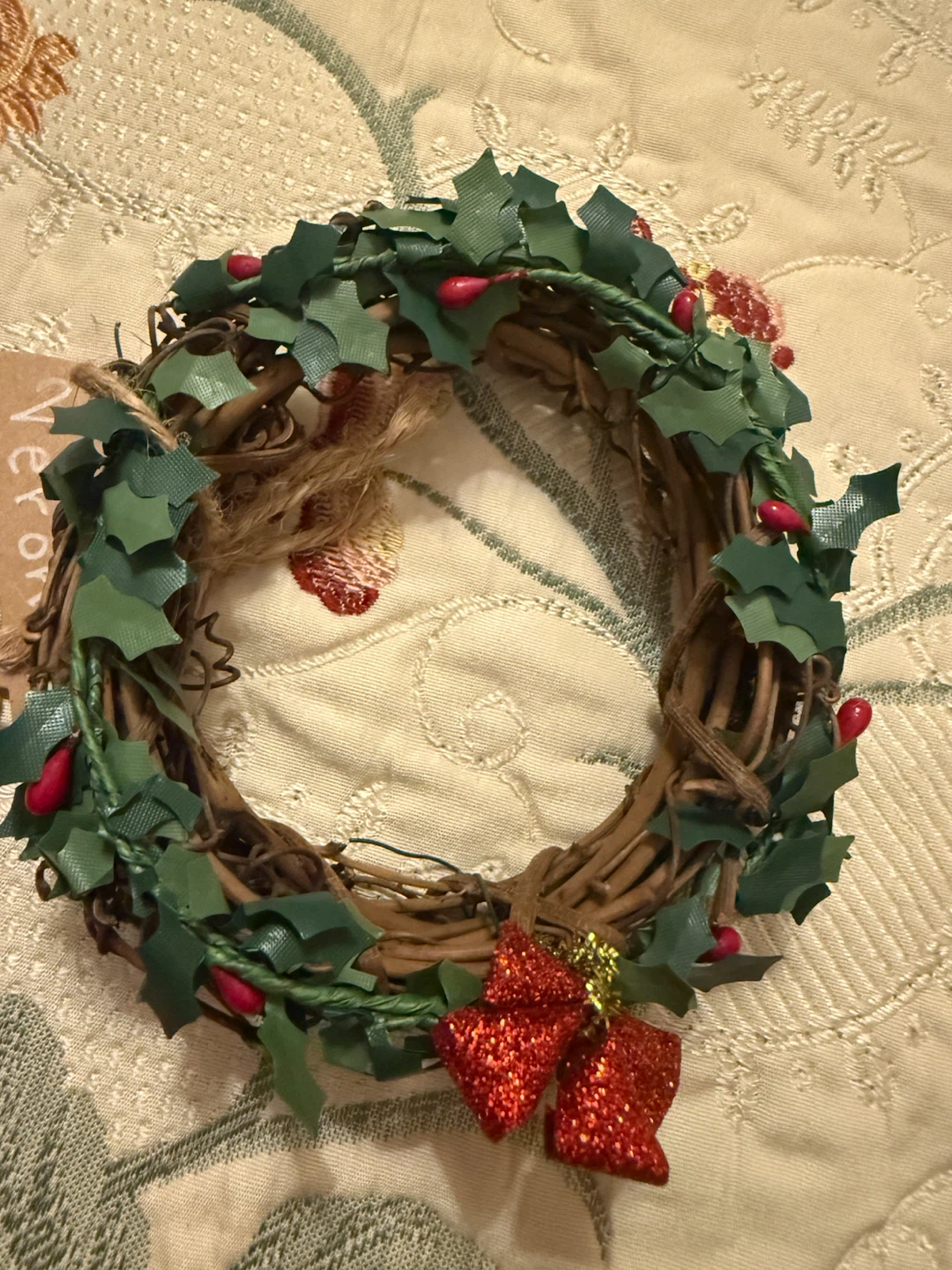 🏈Verona Christmas Holly Wreath