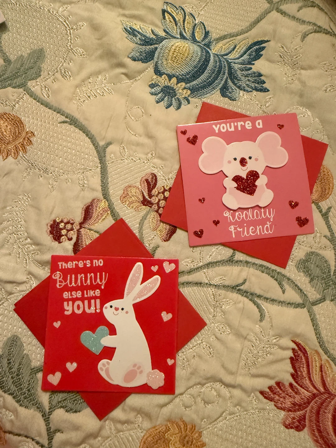 🏈Two Valentine's Day Greeting Cards
