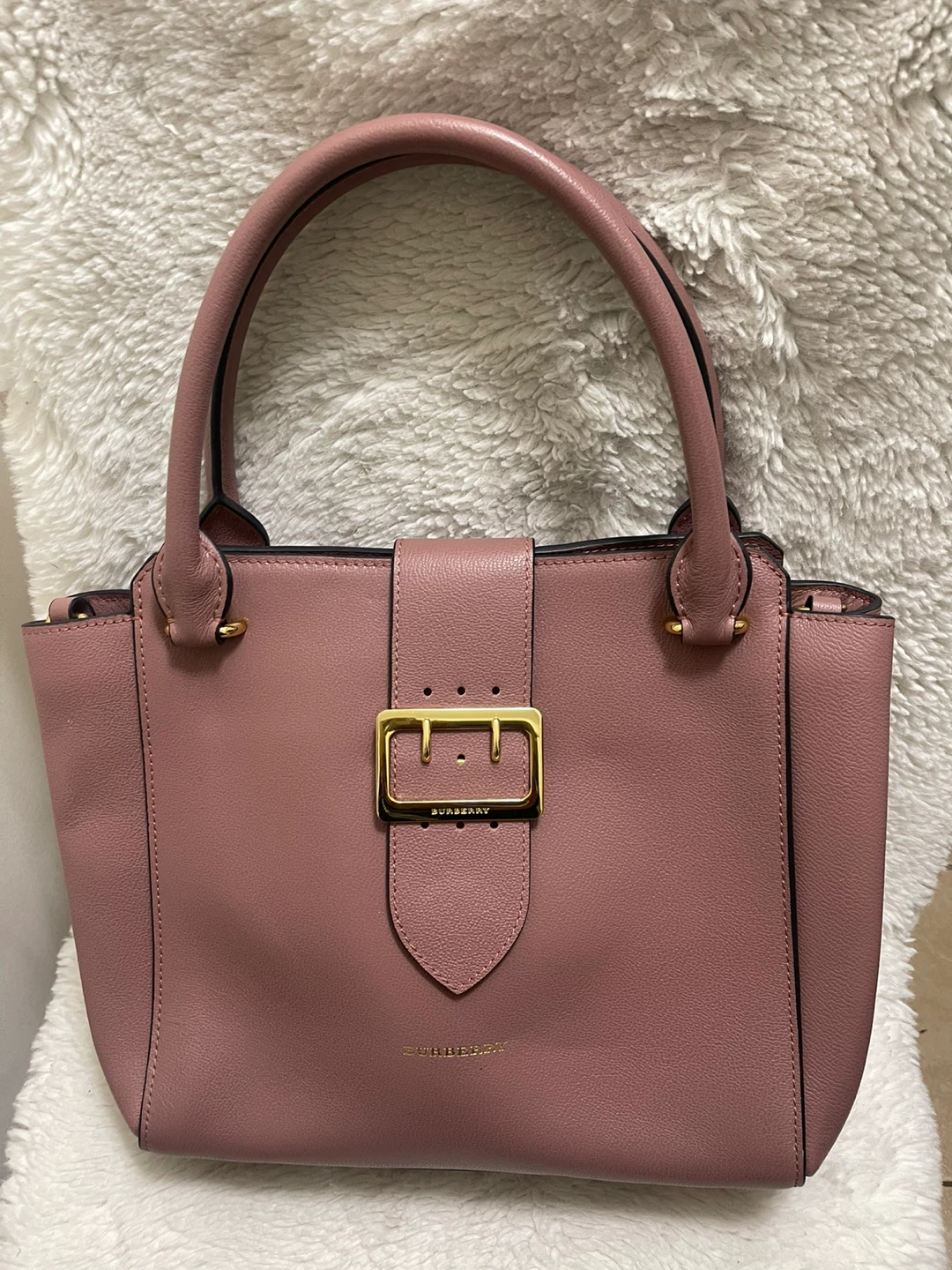Burberry Pink Leather Handbag