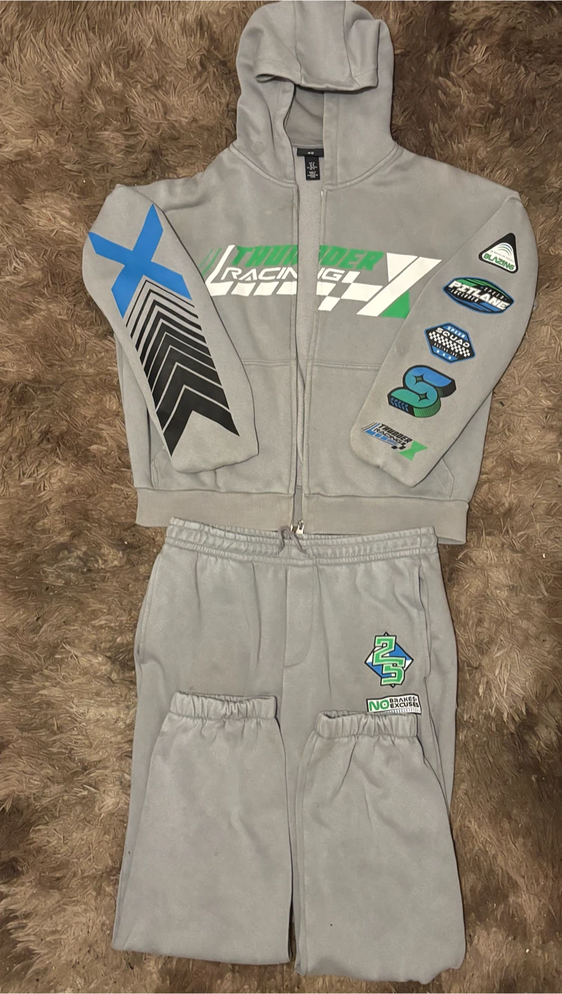 H&M Thunder Racing Hooded Tracksuit