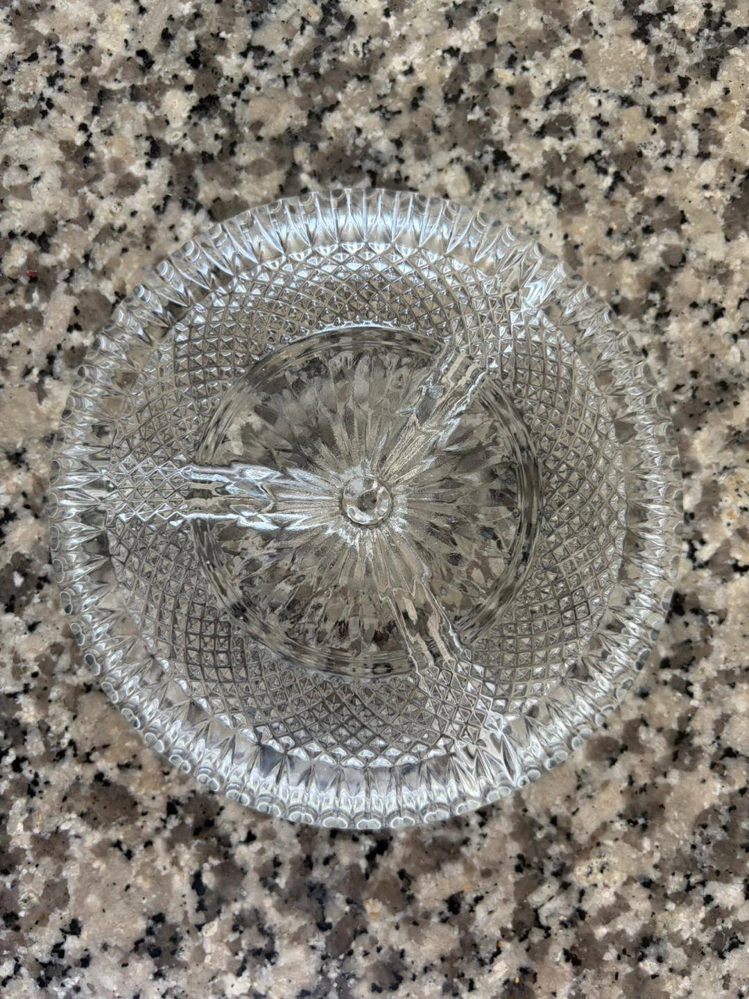 Vintage Clear Glass Divided Serving Dish 🏈 - photo 2