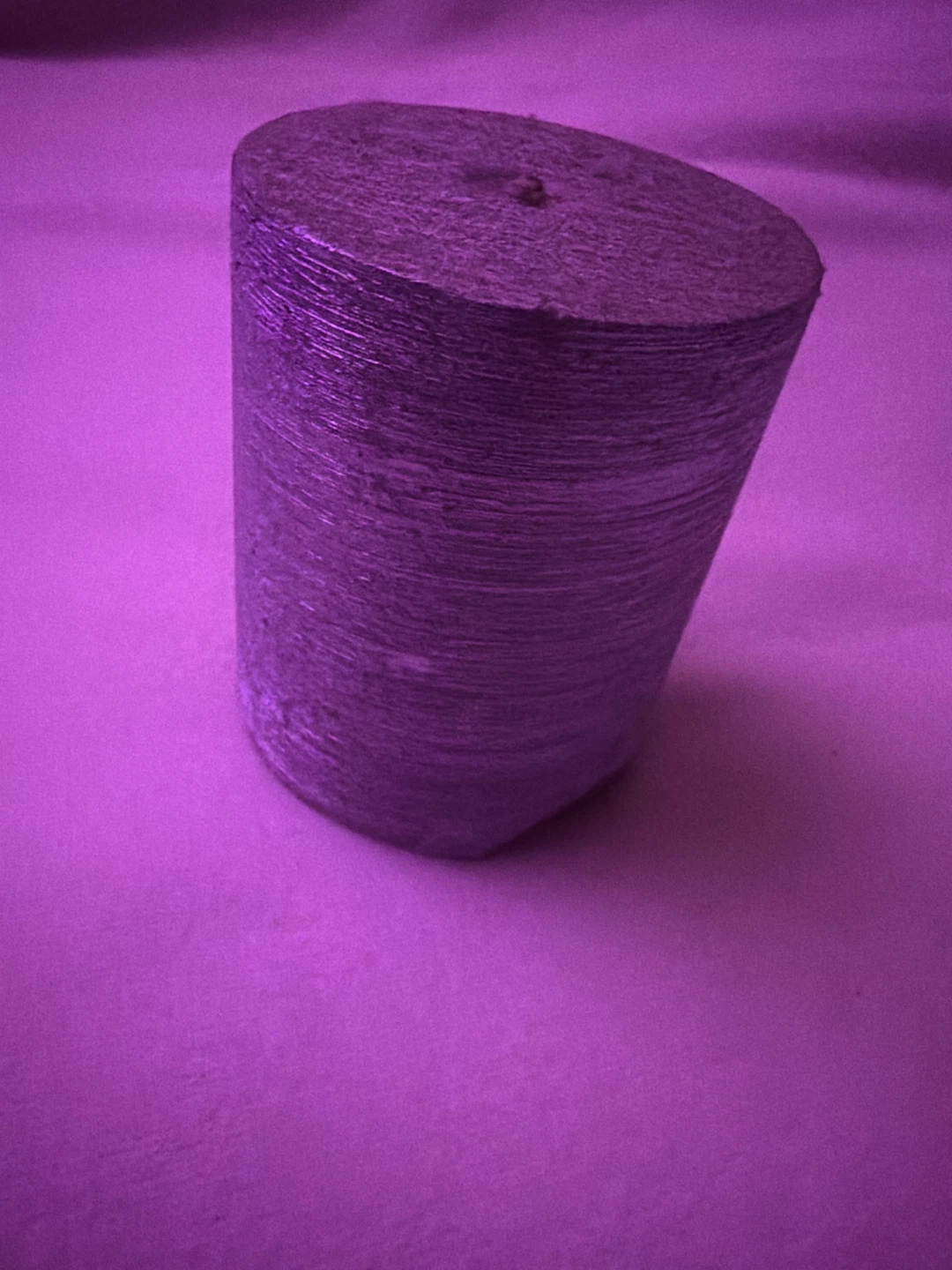 Cylindrical wax pillar candle 🏈