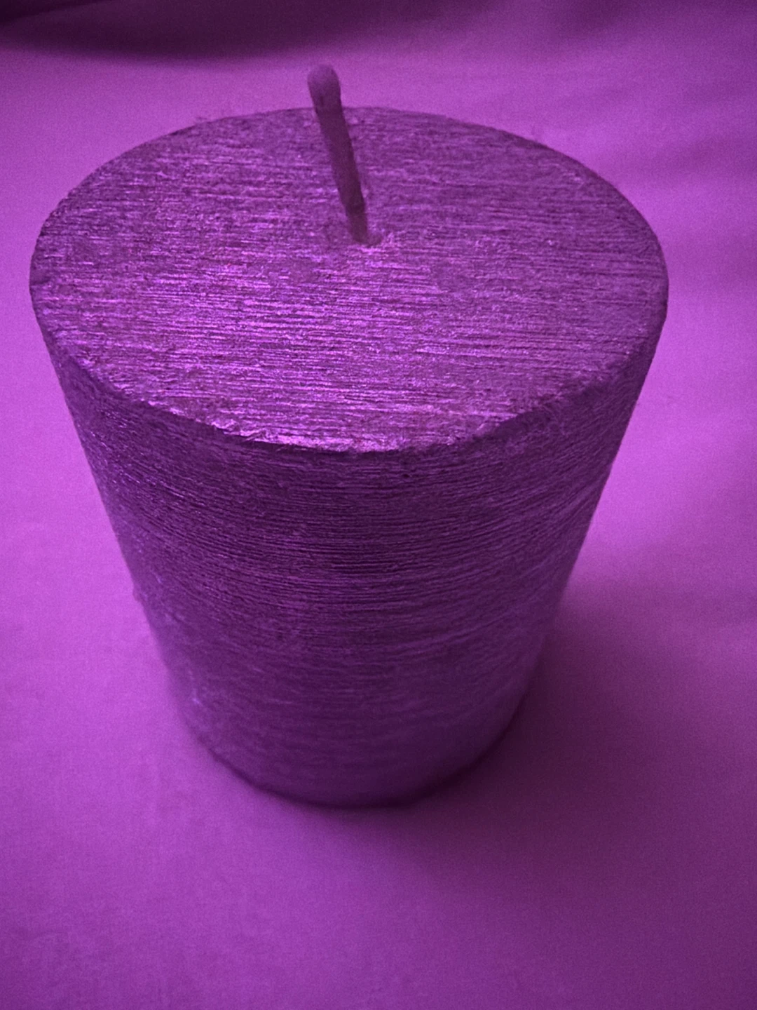 Silver Pillar Candle