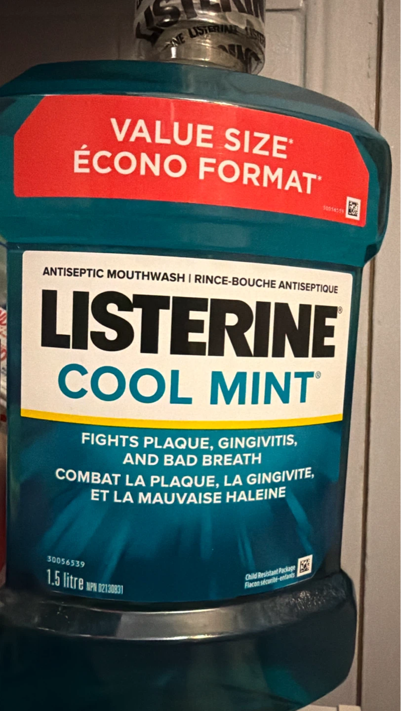 Listerine Cool Mint Antiseptic Mouthwash 1.5 Litre 🏈