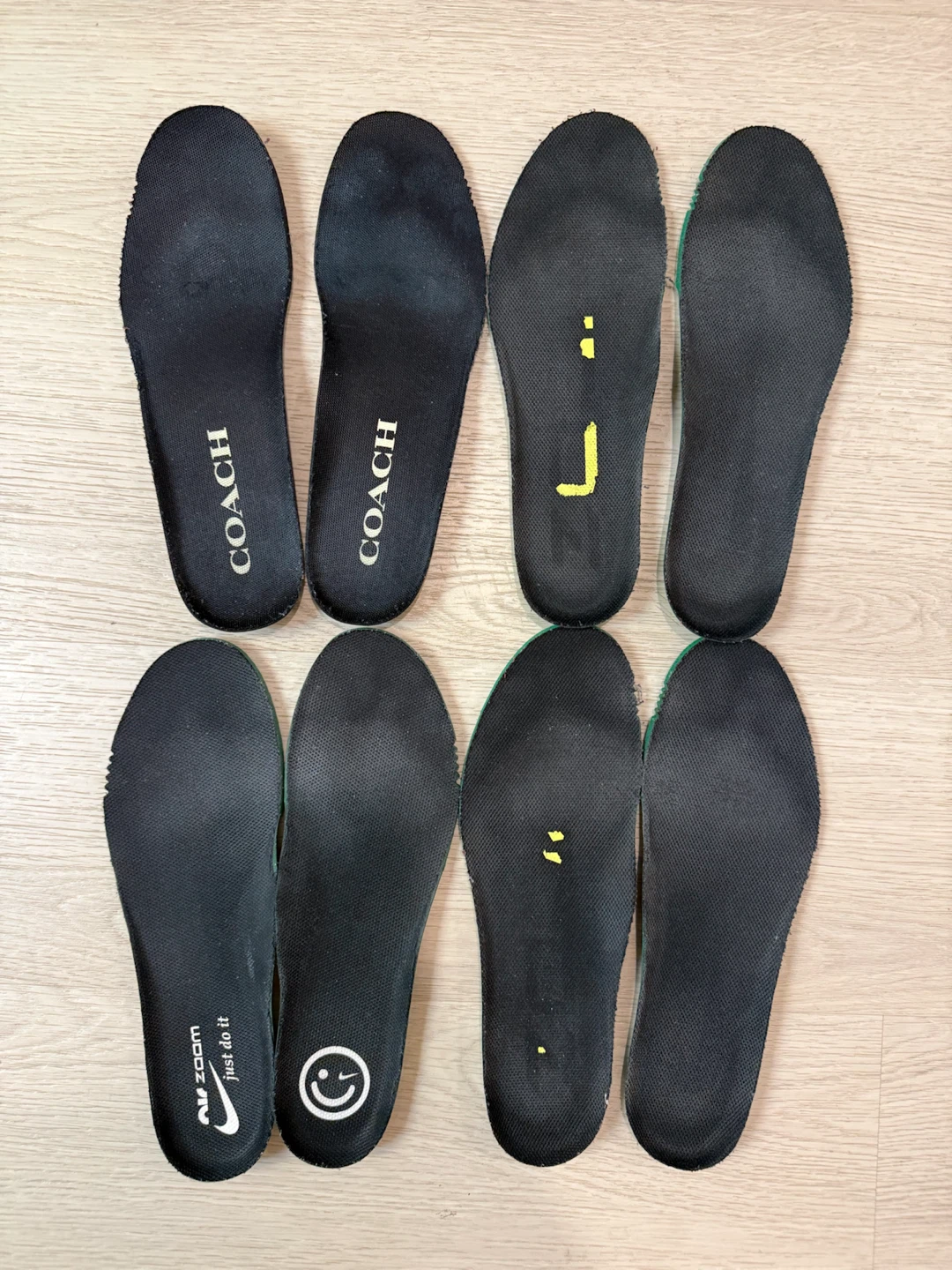 Nike and Coach replacement insoles