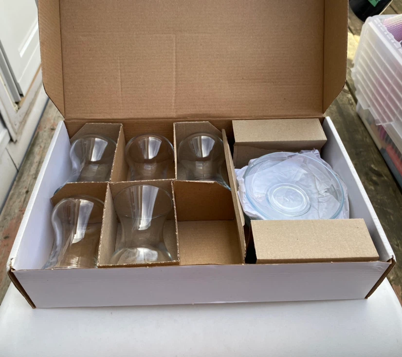 Tea glasses and saucers 🏈 - photo 2