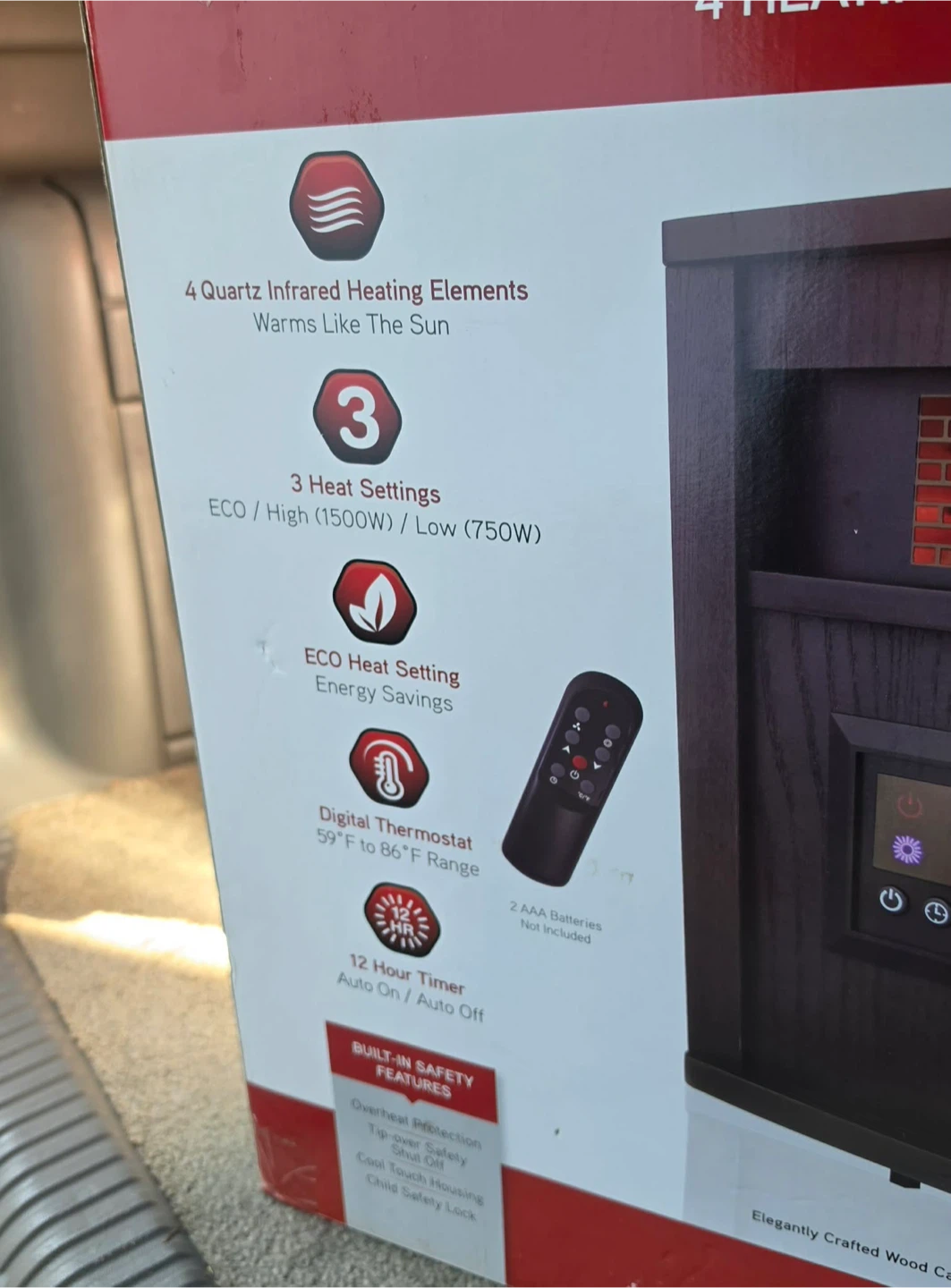 New Konwin infrared quartz heater - photo 2