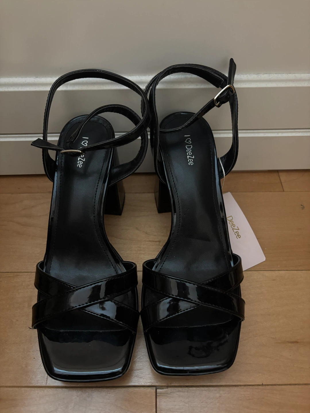 Black Block Heel Sandals - photo 2
