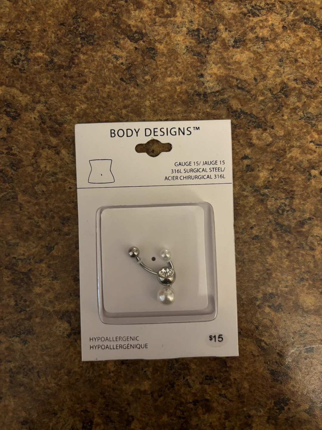 Body Designs Belly Button Ring