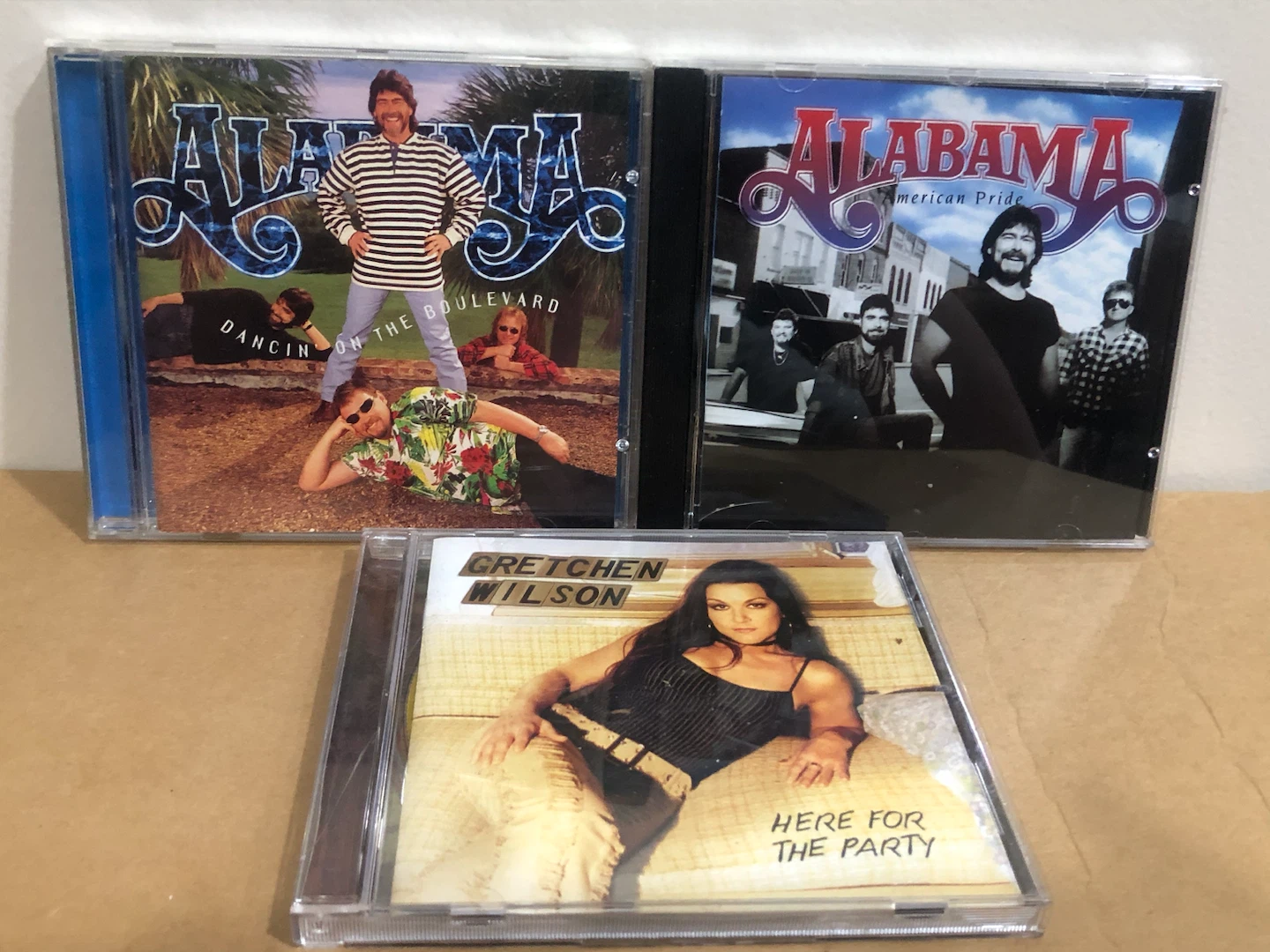 3 Country Music CDs - Alabama and Gretchen Wilson 🏈