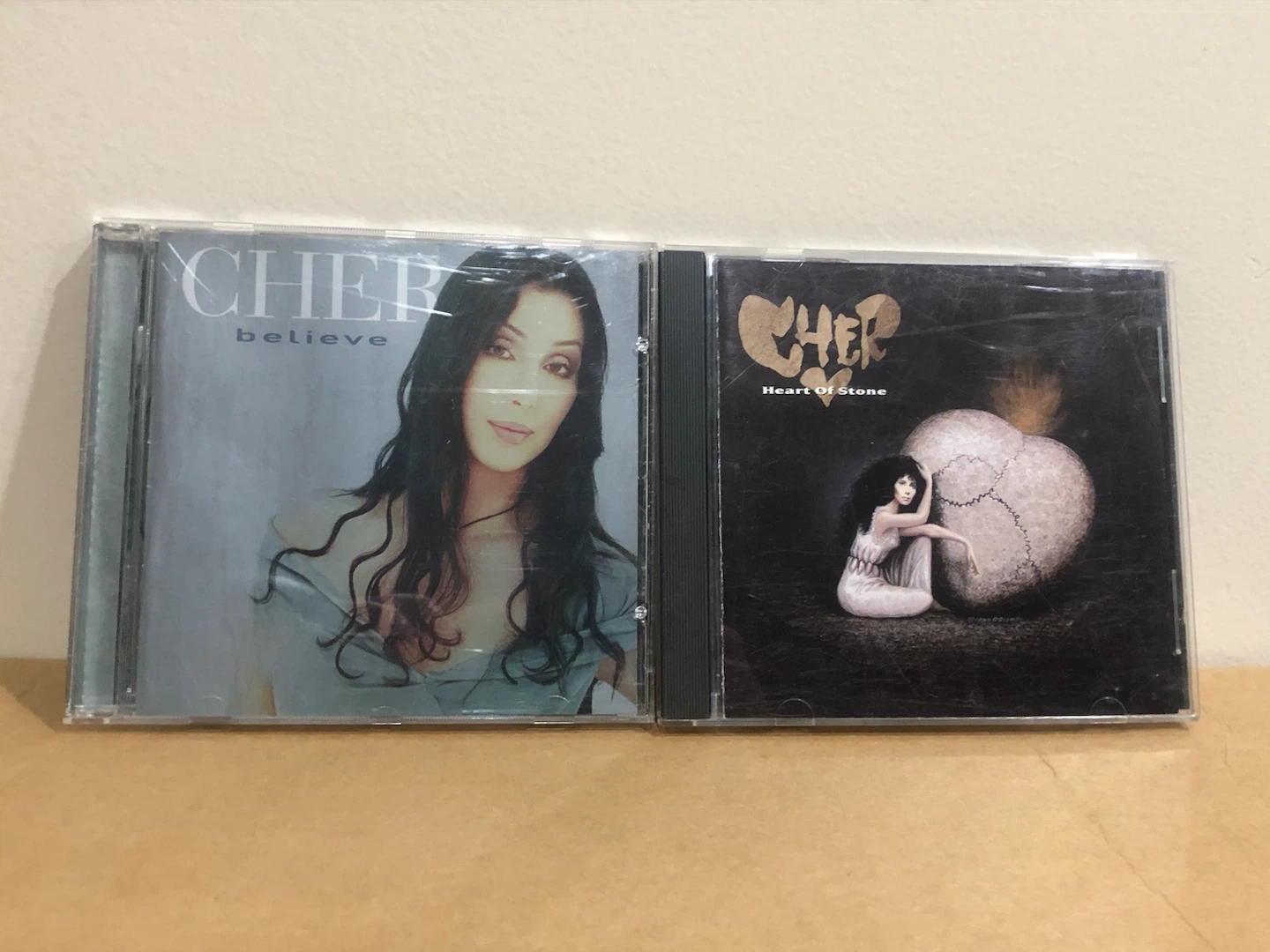 Cher CD Bundle: Believe, and Heart of Stone 🏈
