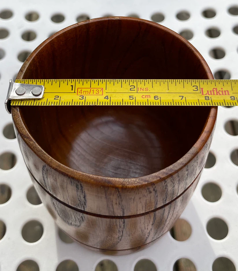 Wooden Whiskey Barrel Cup 🏈 - photo 3