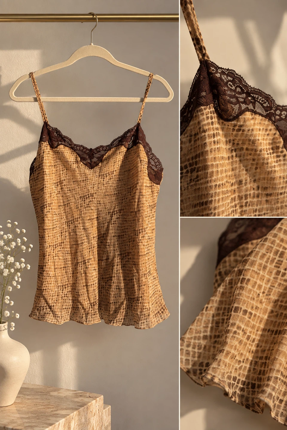 Vintage patterned camisole top - photo 2
