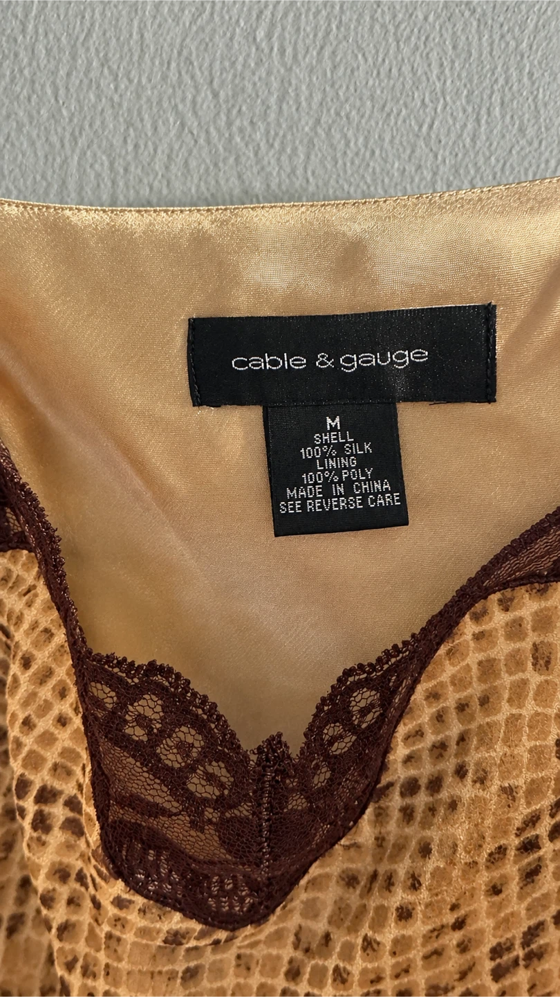 Vintage patterned camisole top - photo 5