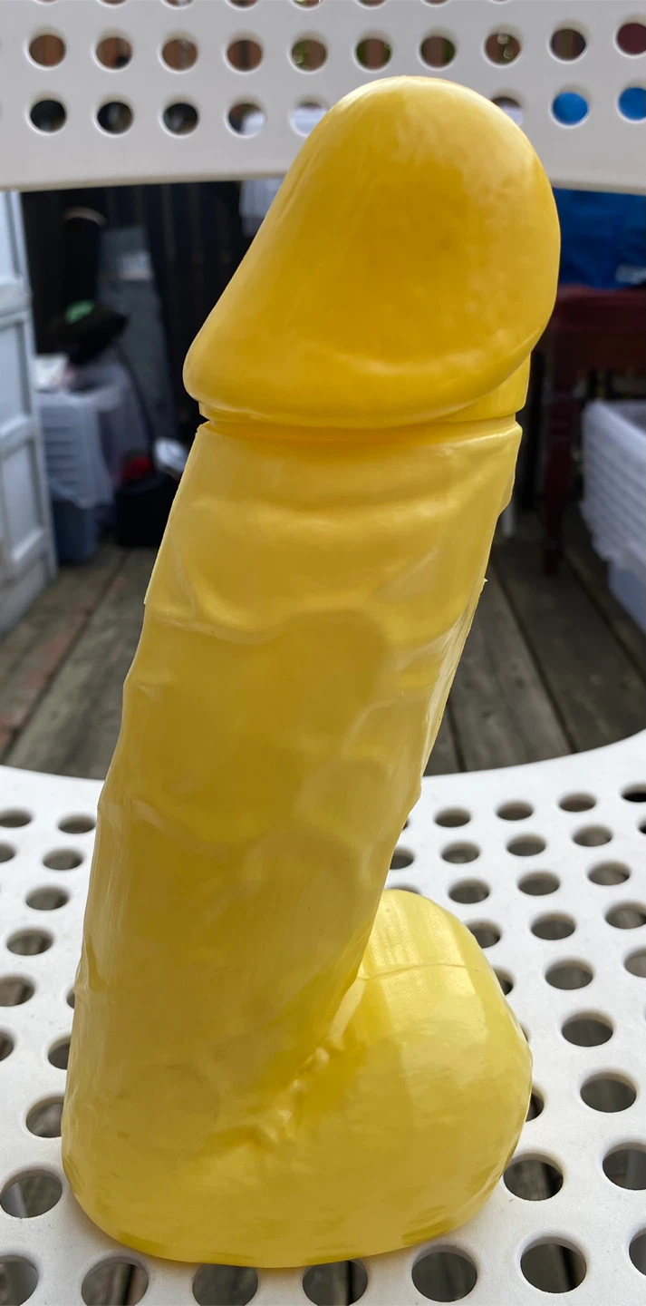 Penis shaped dish soap bottle