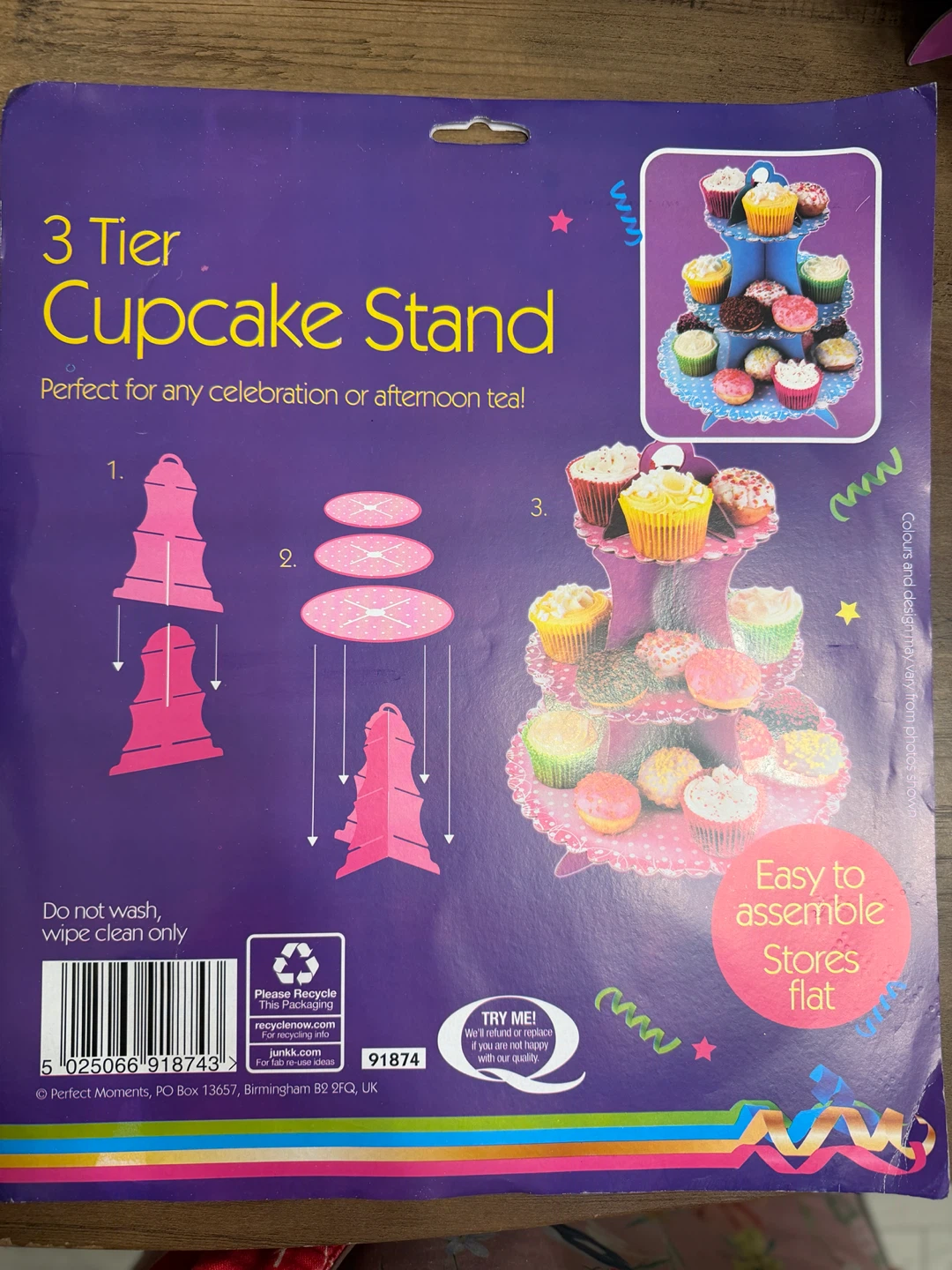 3-Tier Cupcake Stand party baby shower, wedding, event - photo 2