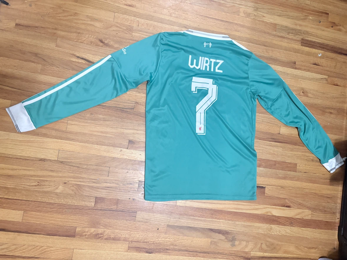 Wirtz #7 Liverpool Long Sleeve Jersey