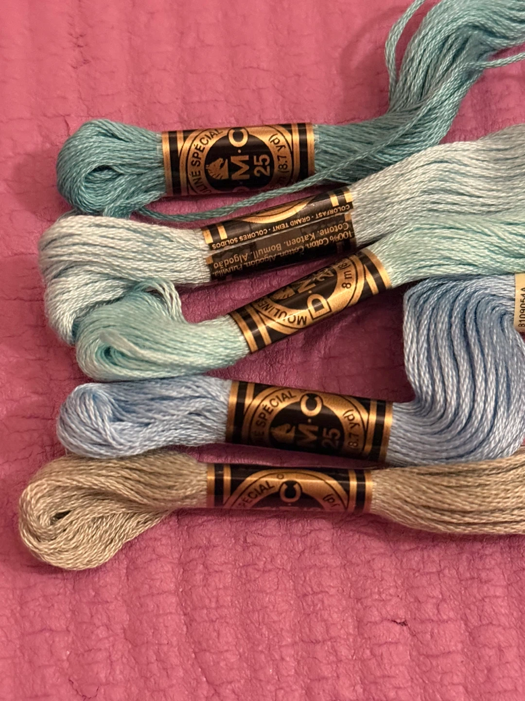 NEW✨🏈Set of 5 DMC Mouline Special Embroidery Floss