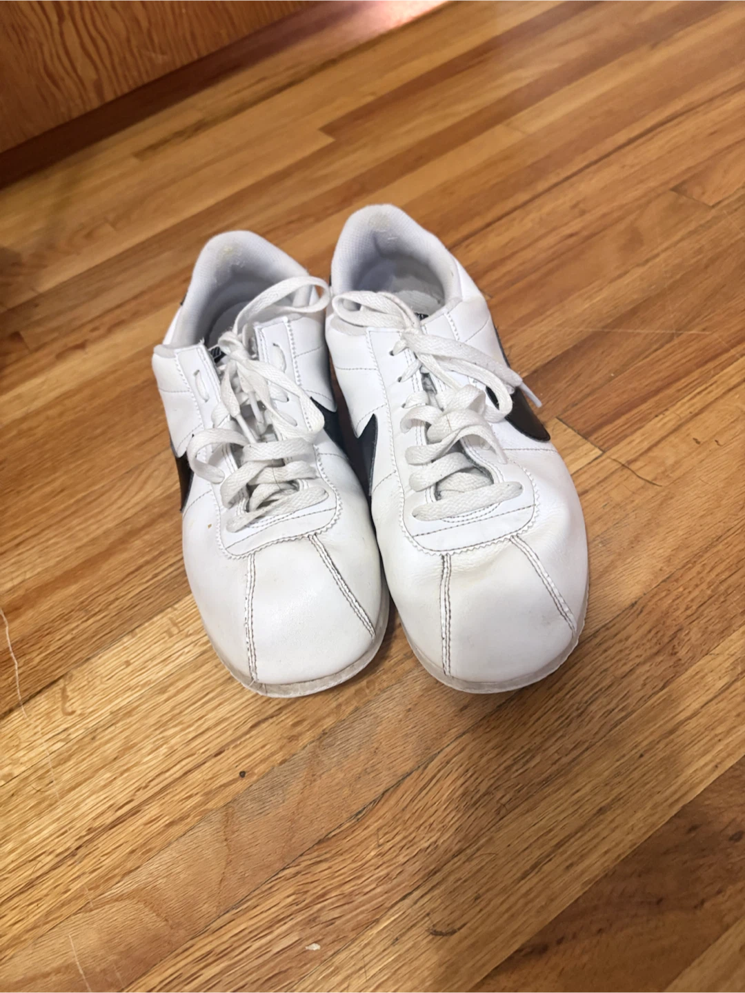 Nike Cortez White and Black Sneakers